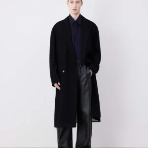 Lemaire Wrap Coat Black – Zoey-Fashion